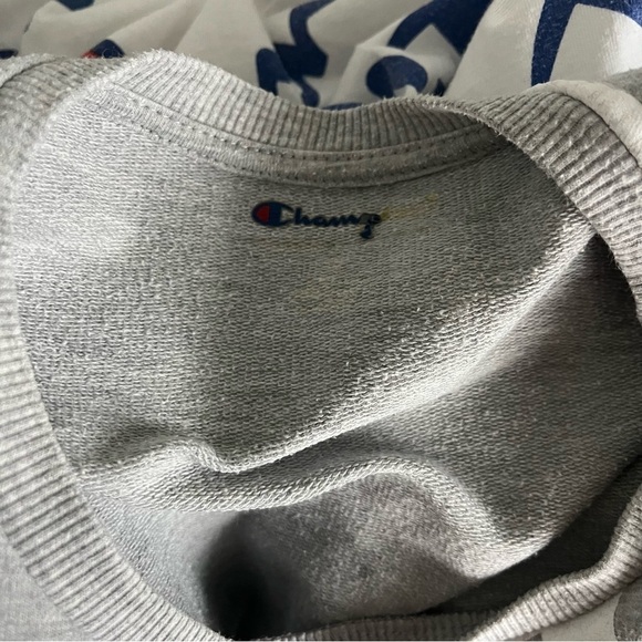 CHAMPION DIY sz M All Over Print Tee TShirt Back Pleats Short Sleeve Swe… - Picture 10 of 10